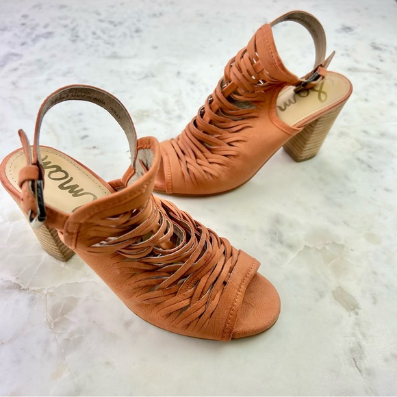 Sam Edelman “Holly” Ginger Orange Bootie ~ Size 7 - Picture 1 of 16